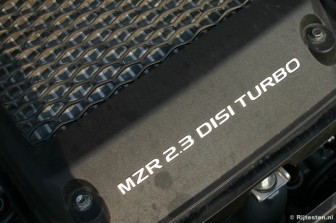 Mazda 3 MPS : Met andere woorden: het is een direct ingespoten 2,3 liter turbomotor.