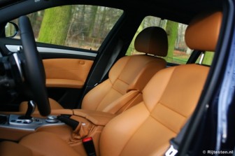 BMW M5 Touring  : Prachtig interieur, maar echt sportief kunnen we het niet noemen.