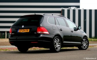 Volkswagen Golf Variant 1.4 TSI Sportline Business: Afgezien van die achterlichten, ziet de Variant er best strak uit.